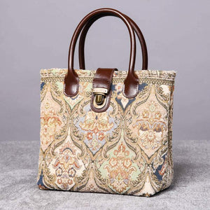 Mini Carpet Tote<br>Golden Age Beige