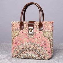 Load image into Gallery viewer, Mini Carpet Tote&lt;br&gt;Oriental Pink
