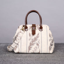 Load image into Gallery viewer, Carpet Purse&lt;br&gt;Ethnic Stripes Cream
