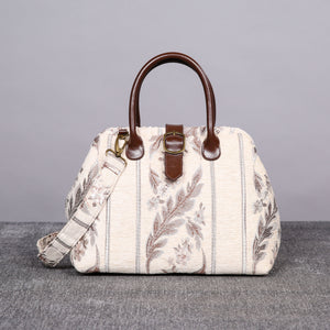 Carpet Purse<br>Ethnic Stripes Cream