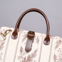 Load image into Gallery viewer, Mary Poppins Carpet Bag&lt;br&gt;Victorian Stripes Cream
