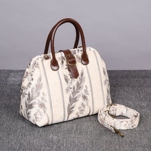 Load image into Gallery viewer, Carpet Purse&lt;br&gt;Ethnic Stripes Cream
