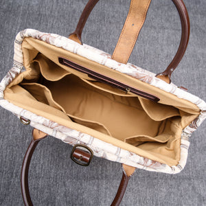 Mary Poppins Carpet Bag<br>Victorian Stripes Cream
