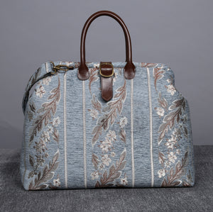 Mary Poppins Carpet Bag<br>Victorian Stripes Blue