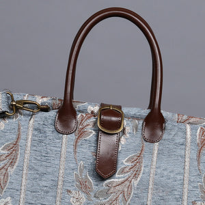 Mary Poppins Carpet Bag<br>Victorian Stripes Blue
