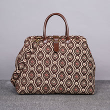Load image into Gallery viewer, Mary Poppins Carpet Bag&lt;br&gt;Traditional Coffee
