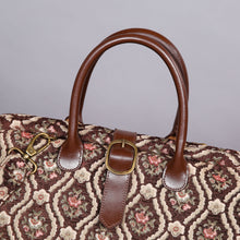 Load image into Gallery viewer, Mary Poppins Carpet Bag&lt;br&gt;Traditional Coffee
