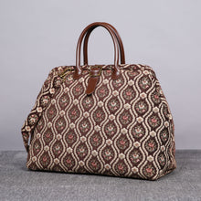 Load image into Gallery viewer, Mary Poppins Carpet Bag&lt;br&gt;Traditional Coffee
