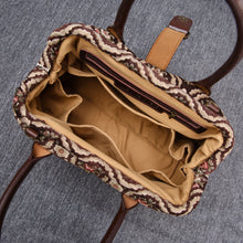 Load image into Gallery viewer, Carpet Purse&lt;br&gt;Traditional Coffee
