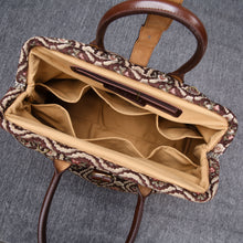 Load image into Gallery viewer, Mary Poppins Carpet Bag&lt;br&gt;Traditional Coffee
