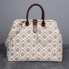 Load image into Gallery viewer, Mary Poppins Carpet Bag&lt;br&gt;Traditional Cream
