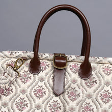 Load image into Gallery viewer, Mary Poppins Carpet Bag&lt;br&gt;Traditional Cream
