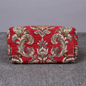 Mini Carpet Tote<br>Victorian Blossom Red/Gold