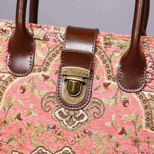 Mini Carpet Tote<br>Oriental Pink