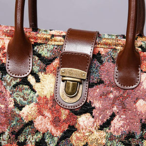Mini Carpet Tote<br>Floral Rose