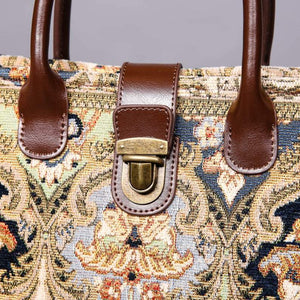 Mini Carpet Tote<br>Golden Age Navy