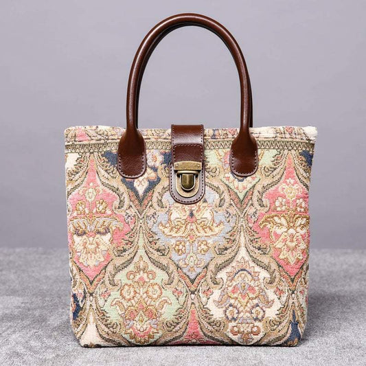 Mini Carpet Tote Golden Age Pink