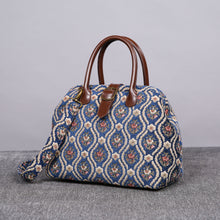 Load image into Gallery viewer, Carpet Purse&lt;br&gt;Traditional Blue

