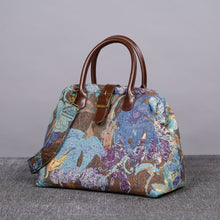Load image into Gallery viewer, Carpet Purse&lt;br&gt;Abstract Blue
