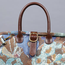 Load image into Gallery viewer, Mary Poppins Carpet Bag&lt;br&gt;Abstract Blue
