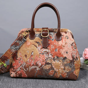 Carpet Purse<br>Abstract Brown