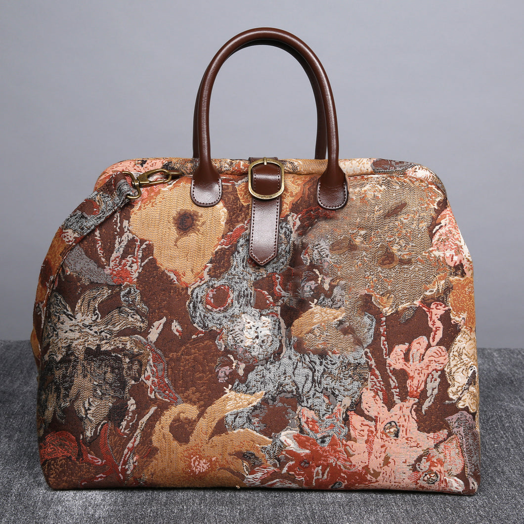 Mary Poppins Carpet Bag<br>Abstract Brown
