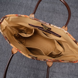 Carpet Tote<br>Abstract Brown