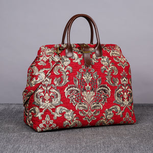Mary Poppins Carpet Bag<br>Victorian Blossom Red/Gold