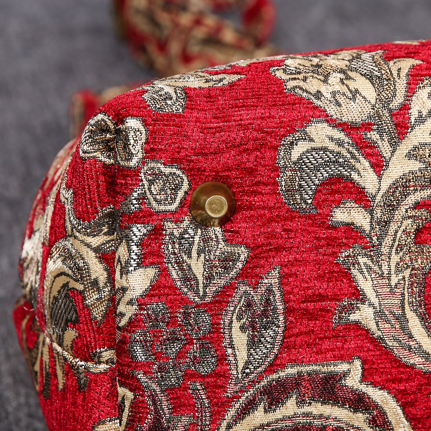 Carpet Purse Victorian Blossom Red/Gold