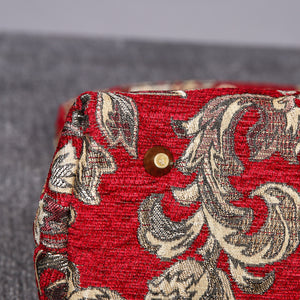 Carpet Handbag<br>Victorian Blossom Red/Gold