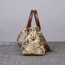 Load image into Gallery viewer, Carpet Handbag&lt;br&gt;Victorian Blossom Beige/Gold
