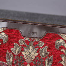 Load image into Gallery viewer, Carpet Makeup Bag&lt;br&gt;Victorian Blossom Red/Gold
