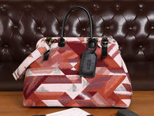 Load image into Gallery viewer, Men&#39;s Carpet Bag&lt;br&gt;Geometric Coral
