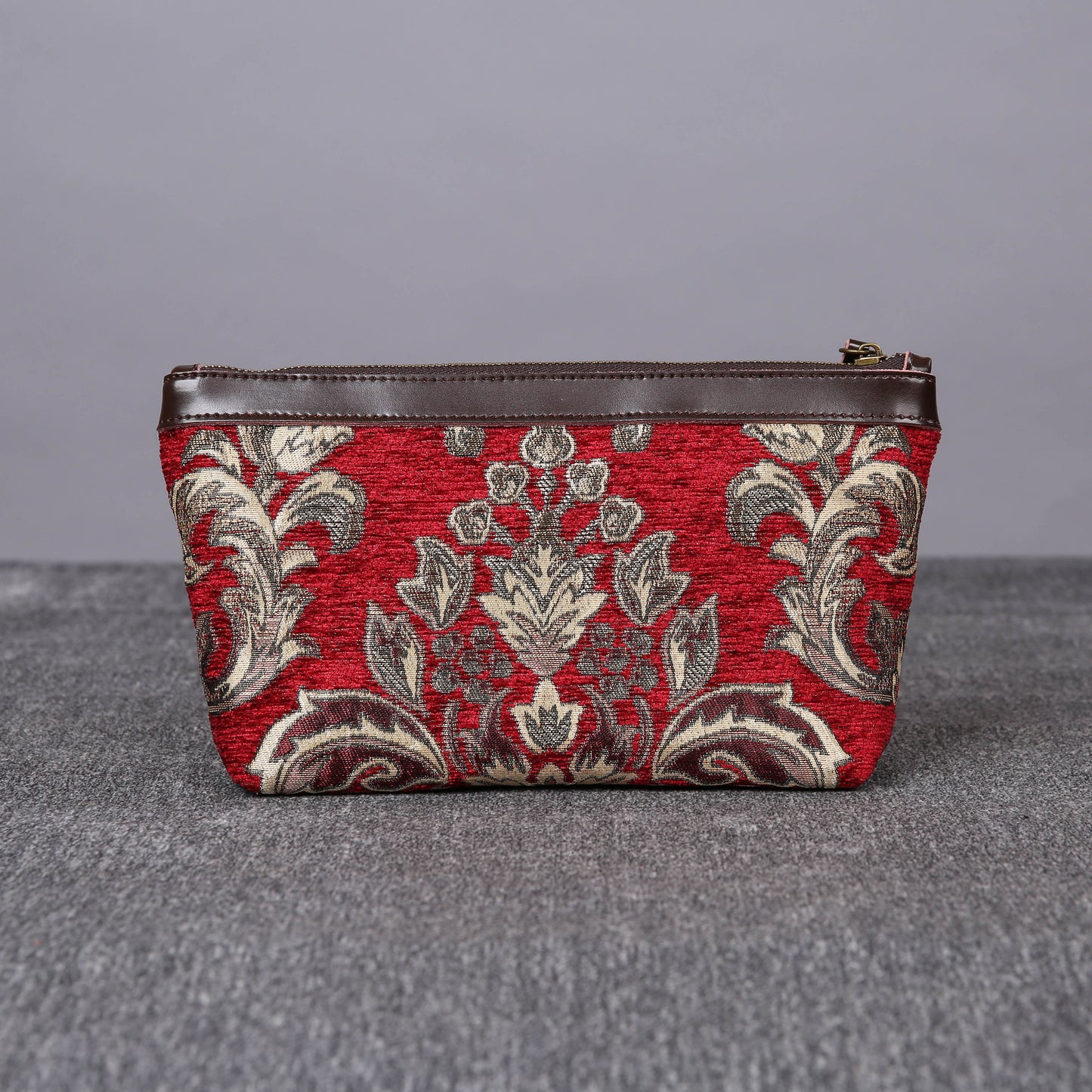 Carpet Makeup Bag<br>Victorian Blossom Red/Gold