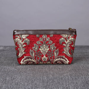 Carpet Makeup Bag<br>Victorian Blossom Red/Gold