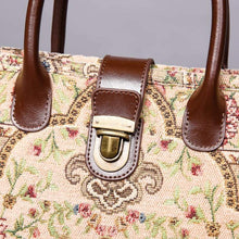 Load image into Gallery viewer, Mini Carpet Tote&lt;br&gt;Oriental Beige
