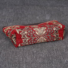 Load image into Gallery viewer, Carpet Makeup Bag&lt;br&gt;Victorian Blossom Red/Gold
