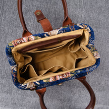 Load image into Gallery viewer, Carpet Purse&lt;br&gt;Floral Blue
