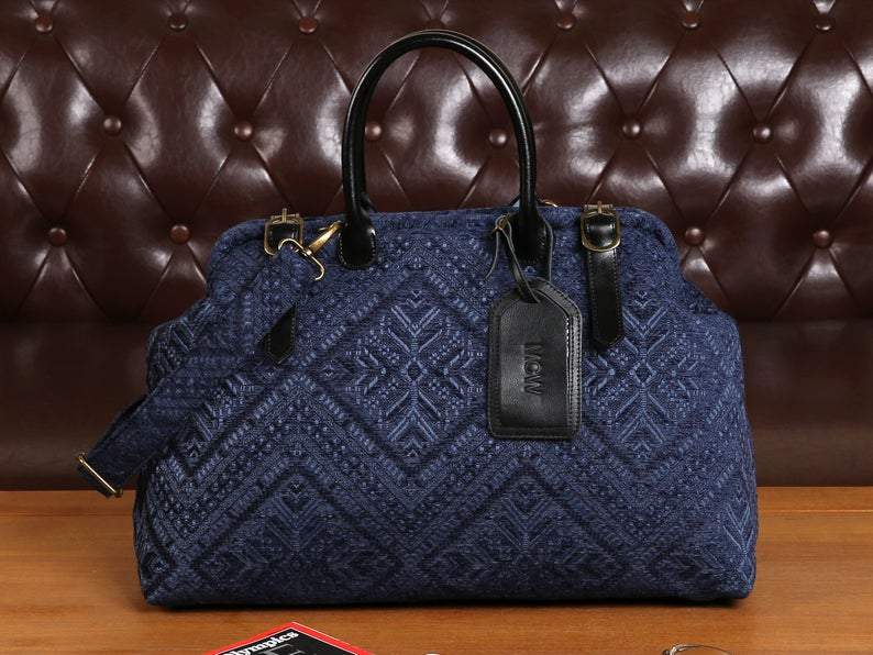 Men's Carpet Bag Aztec Navy