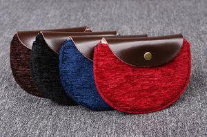 Minimalist Style Leather Carpet Coin Purse<br>Solid Colors