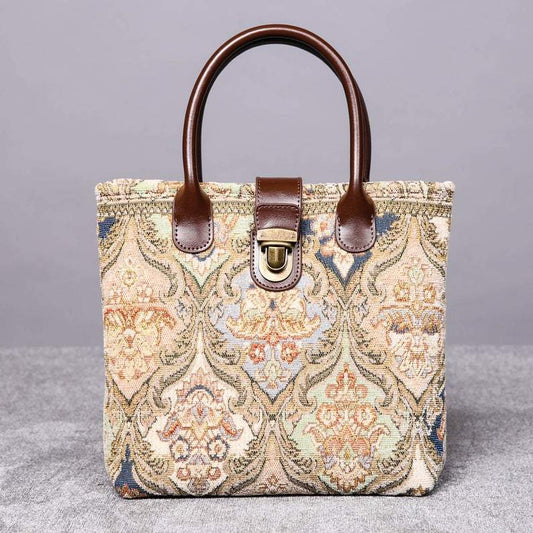 Mini Carpet Tote Golden Age Beige