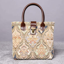 Load image into Gallery viewer, Mini Carpet Tote&lt;br&gt;Golden Age Beige
