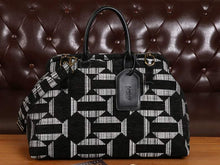 Load image into Gallery viewer, Men&#39;s Carpet Bag&lt;br&gt;Geometric Grey
