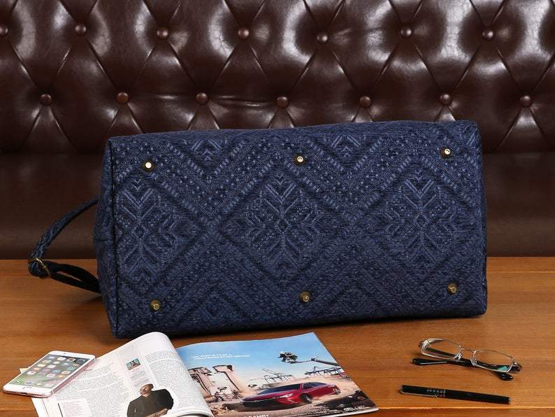 Men's Carpet Bag Aztec Navy