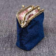 Load image into Gallery viewer, Vintage Carpet Coin Purse Double Kiss Lock&lt;br&gt;Solid Color
