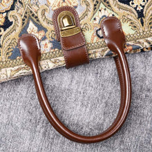 Load image into Gallery viewer, Mini Carpet Tote&lt;br&gt;Golden Age Navy
