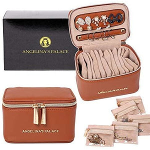 Jewelry Organizer Case<br>Bran