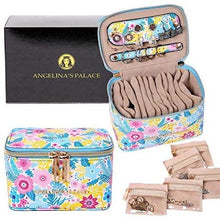 Load image into Gallery viewer, Jewelry Organizer Case&lt;br&gt;Blossom Blue
