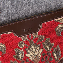 Load image into Gallery viewer, Carpet Clutch &amp; Wristlet&lt;br&gt;Victorian Blossom Red/Gold

