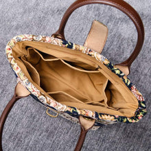 Load image into Gallery viewer, Mini Carpet Tote&lt;br&gt;Oriental Navy
